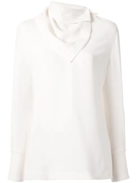 3.1 Phillip Lim بلوزة بوشاح قابل للفصل