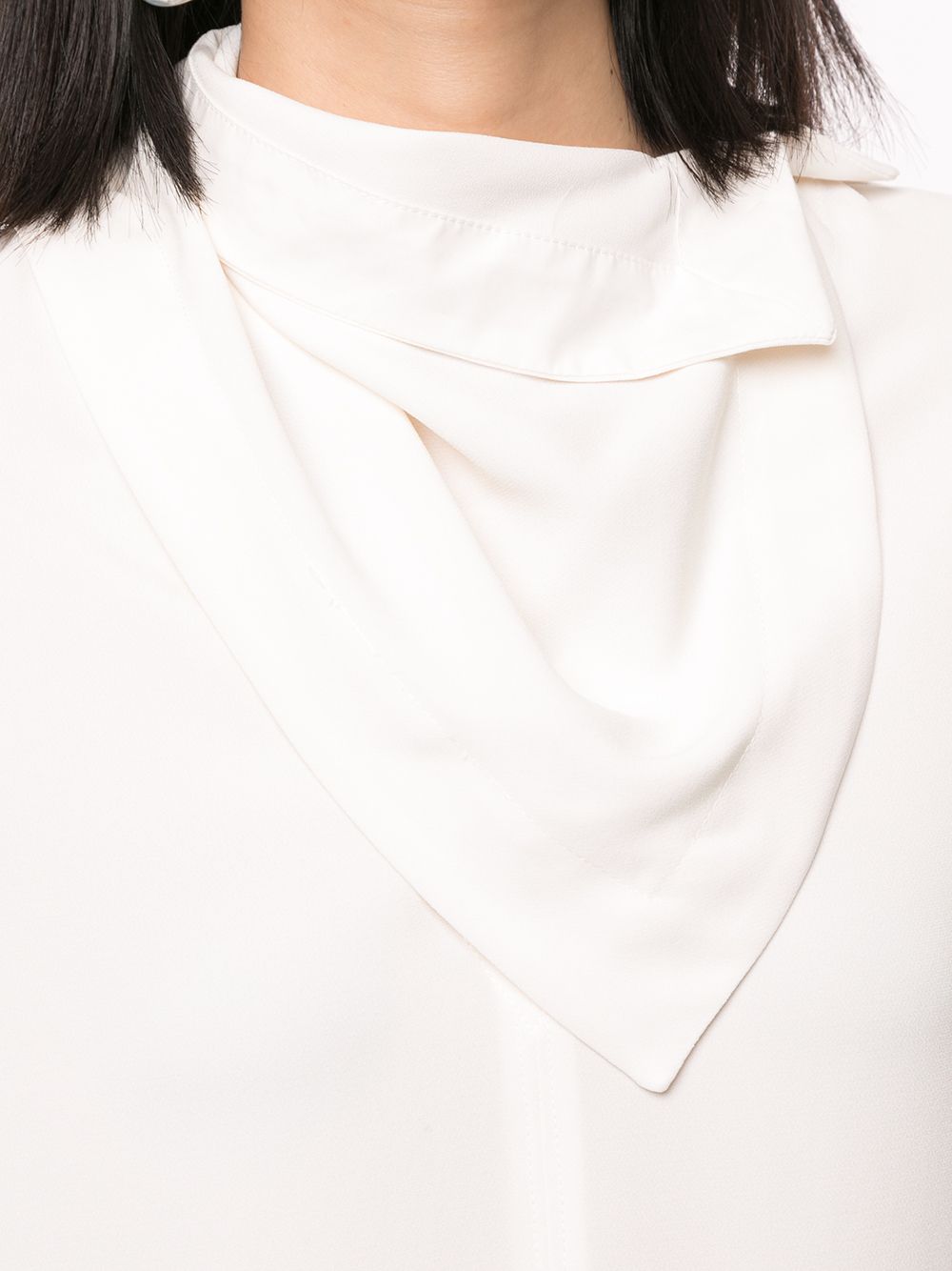 блузка с длинными рукавами и съемным шарфом 3.1 PHILLIP LIM 1438802056