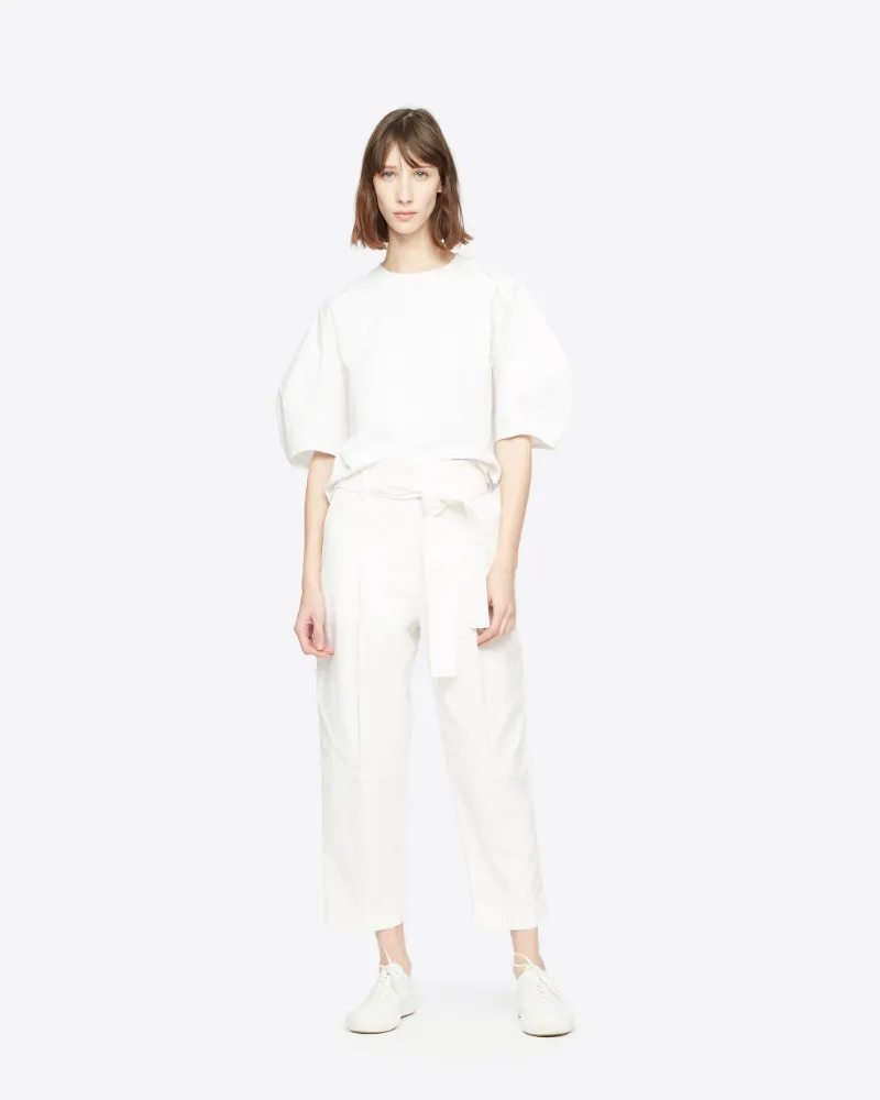 Menswear Style Pant in white | 3.1 