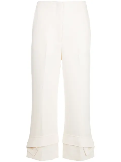 3.1 Phillip Lim belted-cuff cropped trousers
