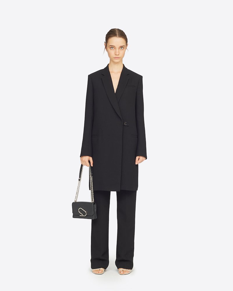 Overlay Coat-black #0 Overlay Coat, BLACK Synthetic->Triacetate Overlay Coat from 3.1 Phillip Lim.- 0
