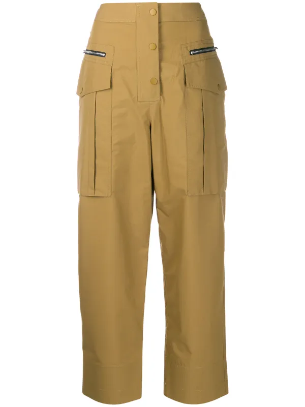 cropped cargo trousers