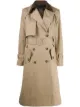 Image 1 of Eudon Choi belted two-tone trench coat