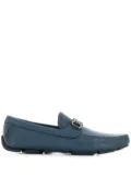 Ferragamo Gancio horsebit driving shoes - Blue