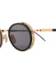 Thom Browne Eyewear نظارة شمسية بإطار مستدير