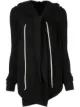 الصورة 1 من Rick Owens DRKSHDW سترة ملفوفة بغطاء رأس