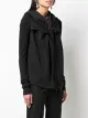 Rick Owens DRKSHDW سترة ملفوفة بغطاء رأس
