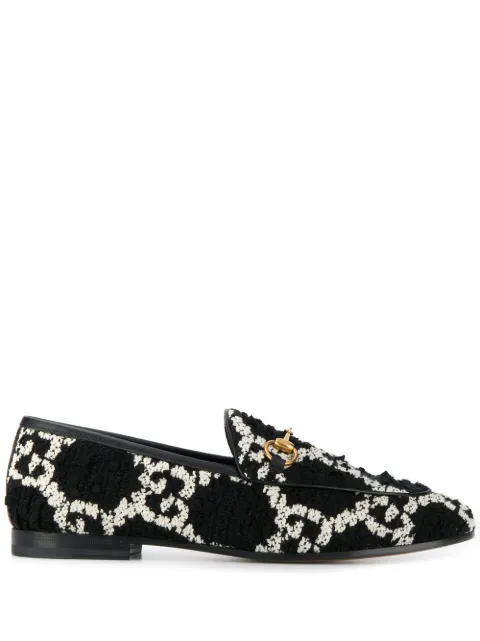 tweed gucci loafers