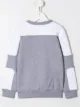 Image 2 of Balmain Kids logo-print panelled sweatshirt