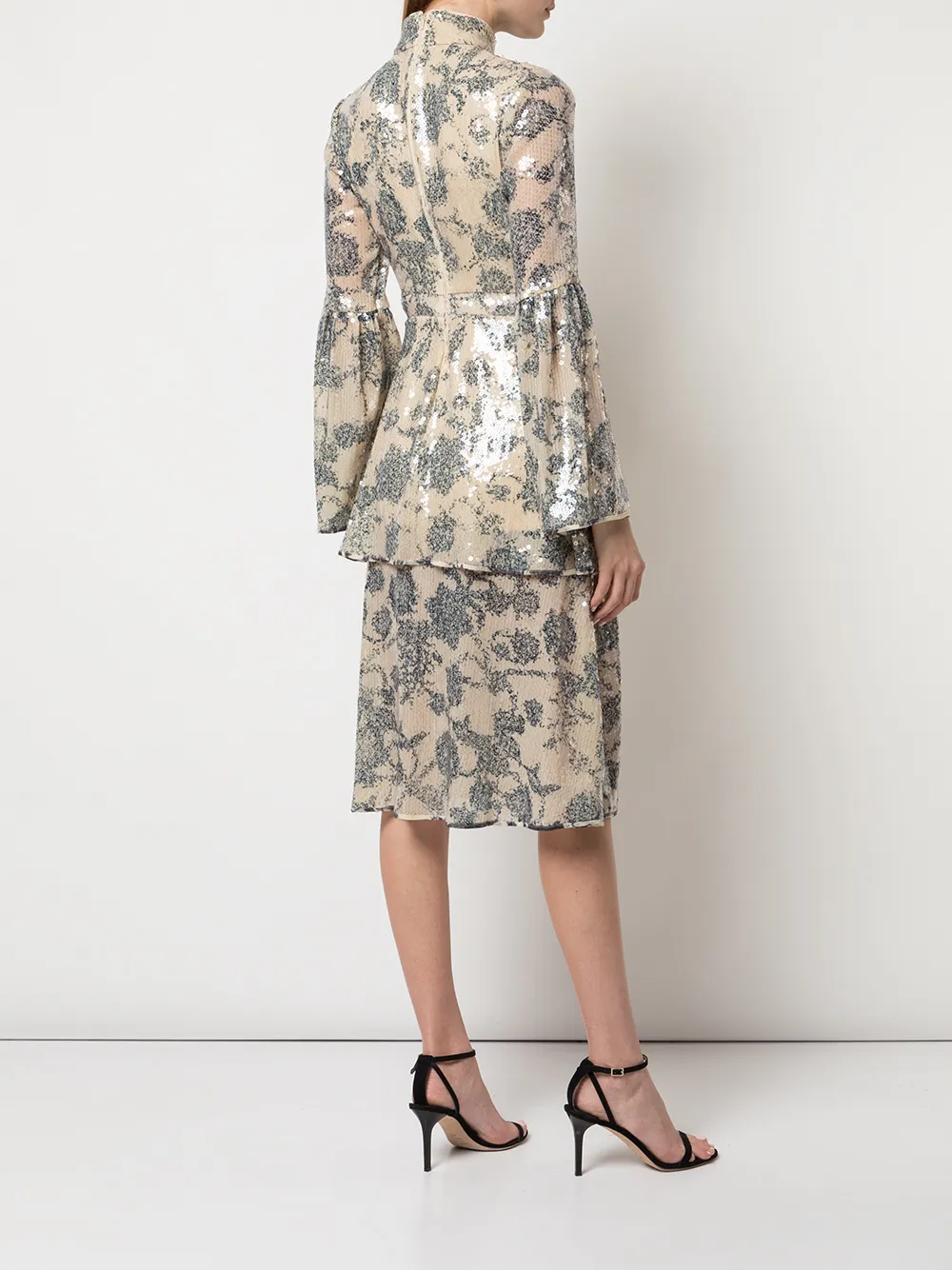 фото Cynthia rowley ярусное платье michelle с пайетками