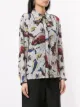 Karen Walker قميص مطبوع أرا