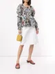 Image 2 of Karen Walker Andromeda mosaic-print top