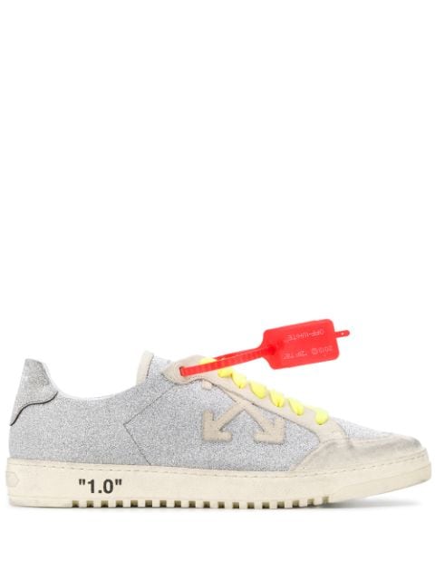 off white sparkly shoes