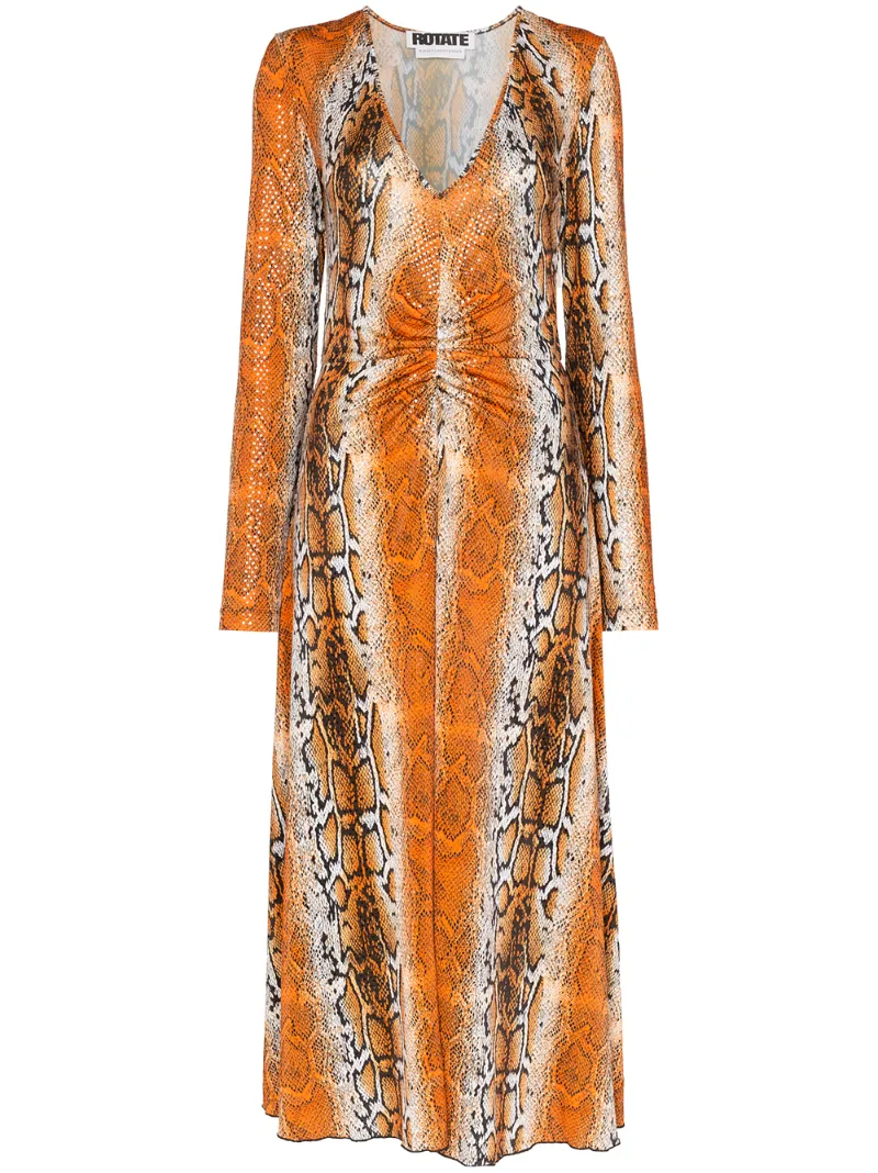 rotate orange dress
