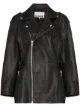 Image 1 of GANNI collared biker-style jacket