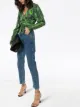 Image 2 of ROTATE nancy snake print wrap top
