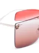 Fendi Eyewear نظارة شمسية مربعة بلمسات مفرغة