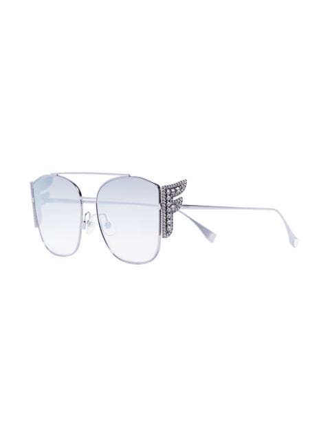 fendi crystal f sunglasses