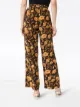 Matteau floral-print silk trousers