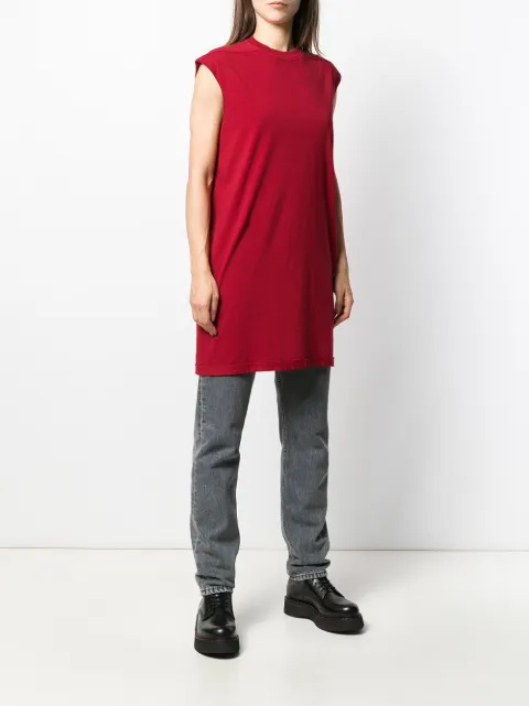 RICK OWENS DRKSHDW LONGLINE TANK TOP