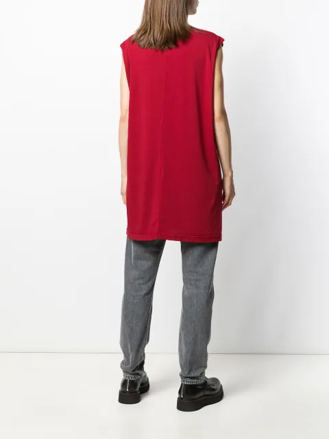 RICK OWENS DRKSHDW LONGLINE TANK TOP