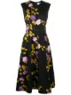 Image 1 of MSGM rose print flared dress