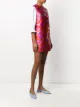 MSGM فستان جاكار بزهور