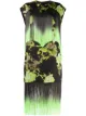 Image 1 of MSGM floral-print fringe dress