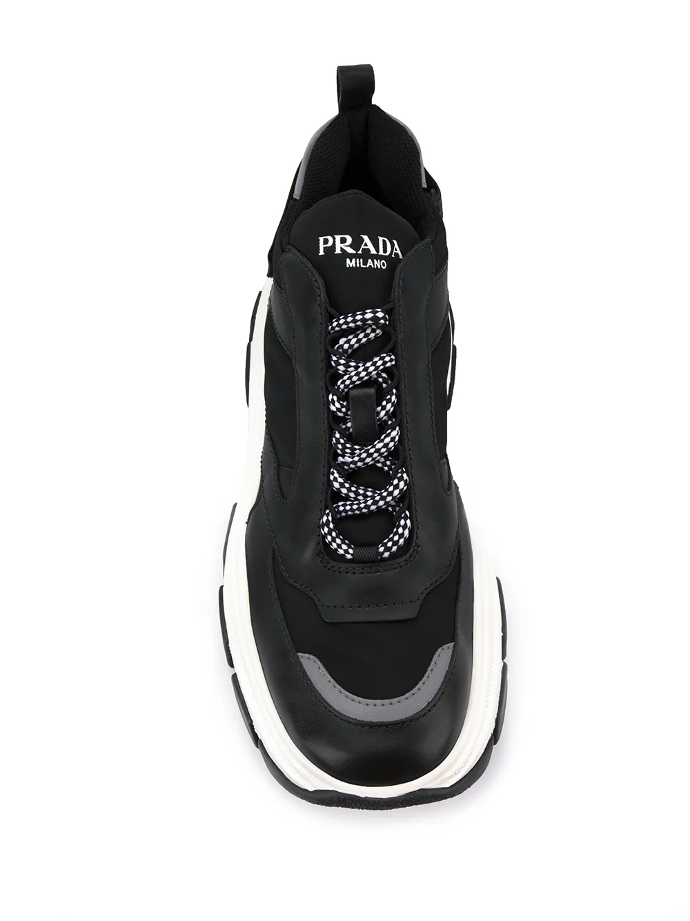 prada pegasus sneakers black