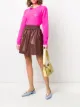 Image 2 of MSGM leather-look mini skirt