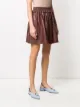 MSGM leather-look mini skirt