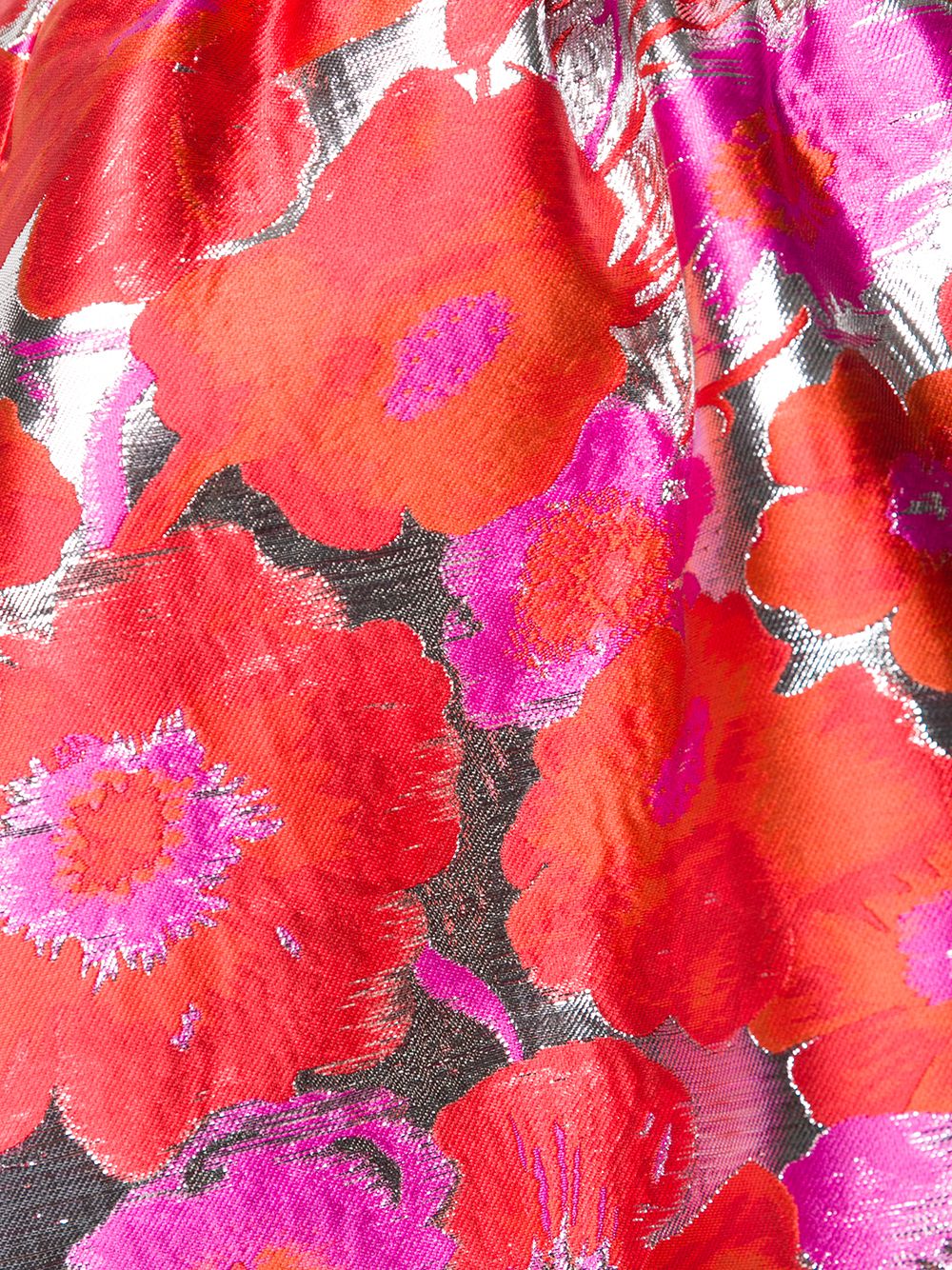 фото Msgm пышная юбка с цветочным принтом
