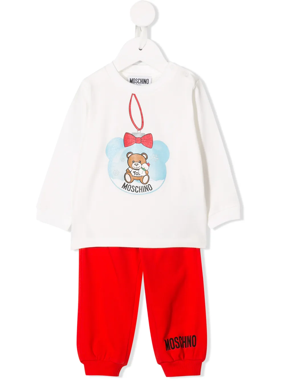 фото Moschino kids спортивный костюм с логотипом