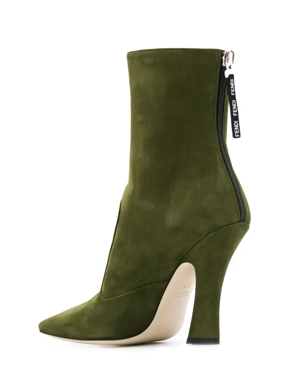 Fendi Ffreedom Square Toe Ankle Boots Farfetch
