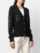 Barrie Cardigan bicolor monogramado