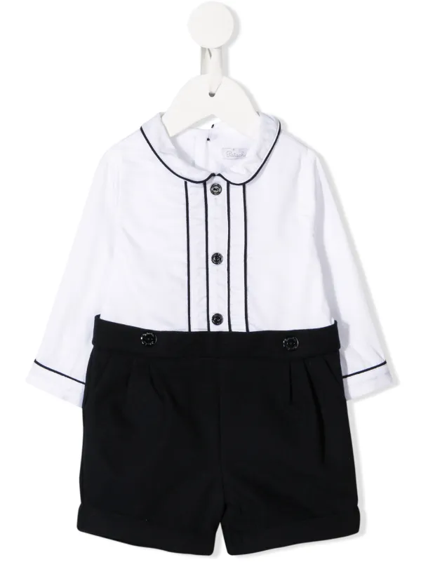 white shirt playsuit