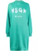 الصورة 1 من MSGM فستان كنزة بشعار