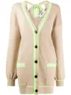 Image 1 of MSGM oversized neon trim cardigan