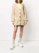 MSGM oversized neon trim cardigan