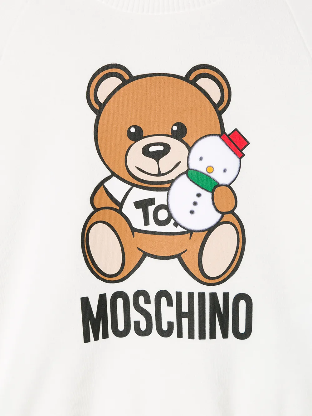 фото Moschino kids толстовка с логотипом