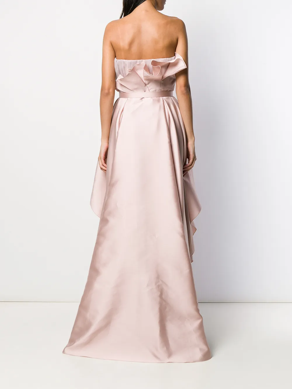Alberta Ferretti Jurk met ruche Roze