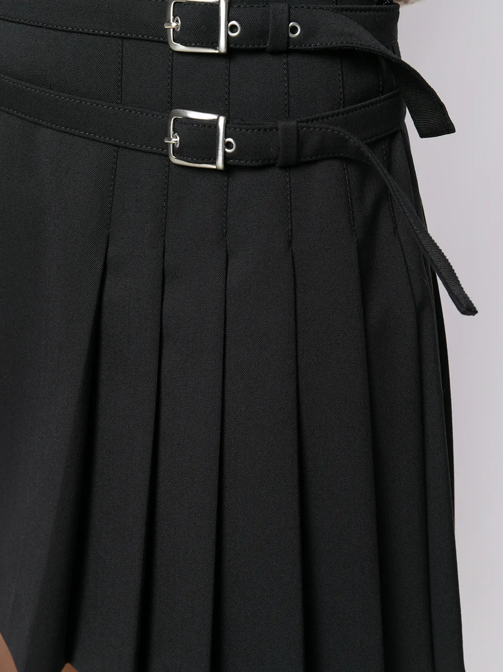 Alberta Ferretti Mini-plooirok Zwart