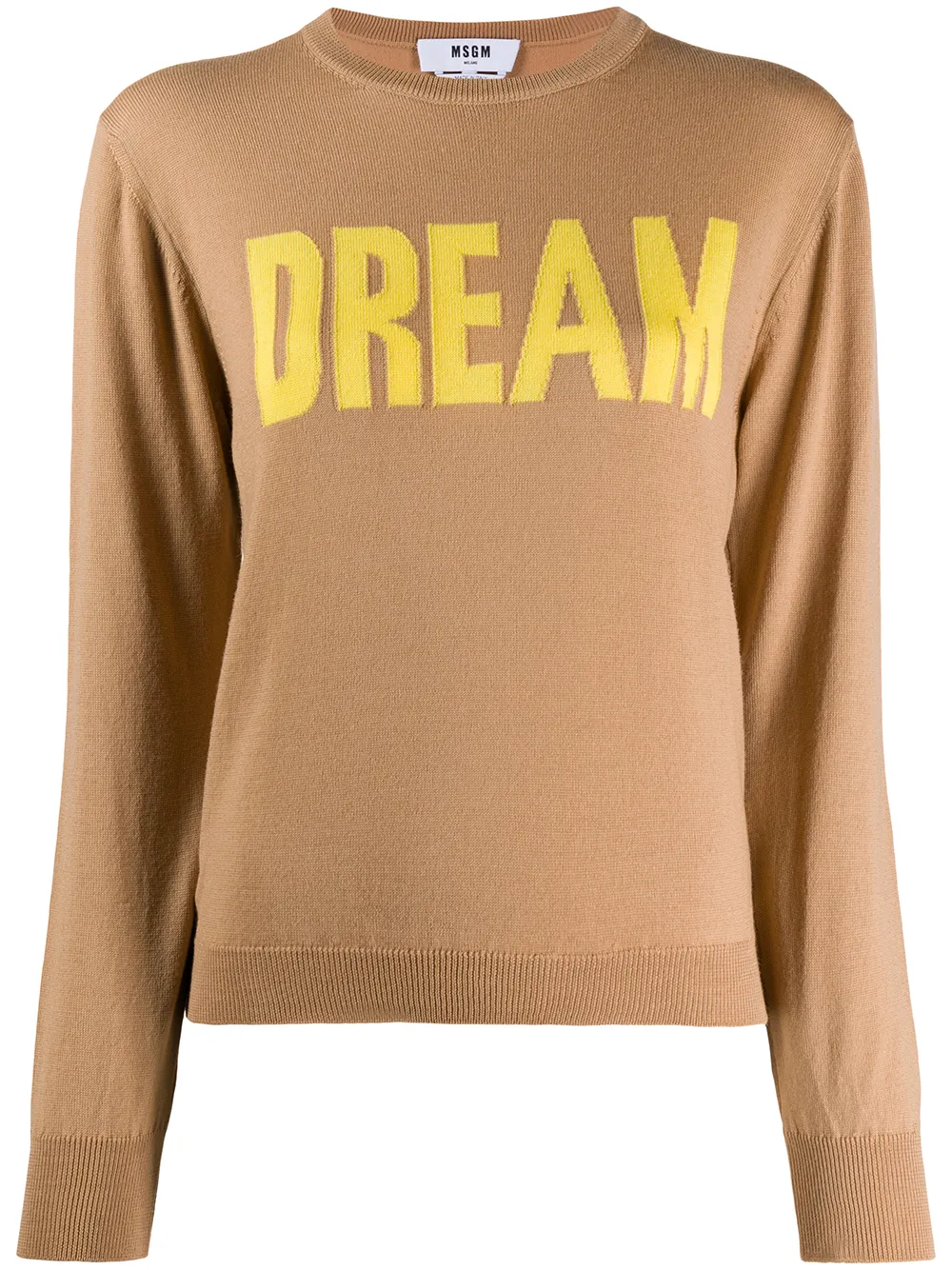 MSGM джемпер с узором Dream вязки интарсия MSGM джемпер с узором Dream вязки интарсия