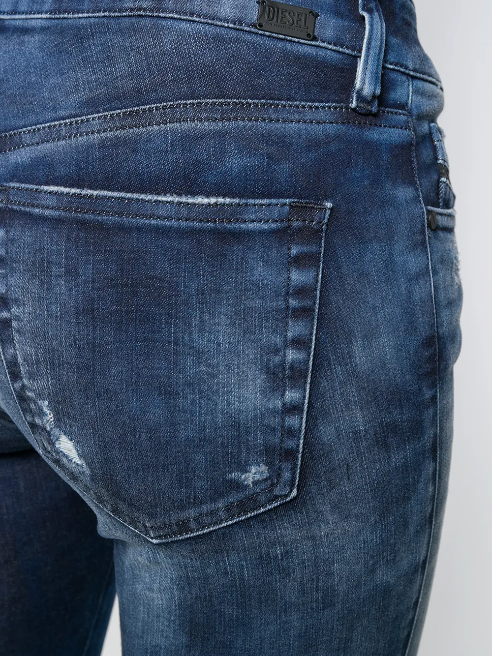 Diesel Jeans met vervaagd effect Blauw