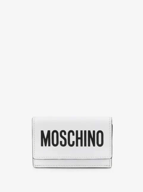 Moschino mini portefeuille à logo