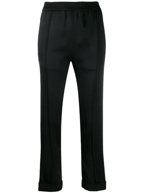Click to view more detailed imagery on our partner's website Haider Ackermann Kuiper High-waisted Satin Trousers In Black