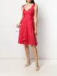 الصورة 2 من Céline Pre-Owned فستان برقبة على شكل قلب