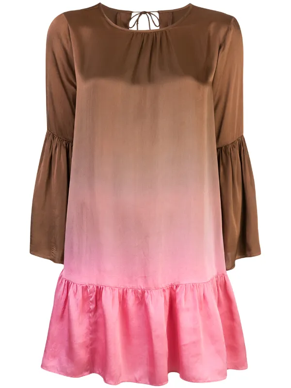 Cynthia Rowley Siena Ombre Swing Dress Aw19 Farfetch Com