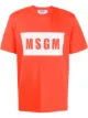 Image 1 of MSGM logo print T-shirt