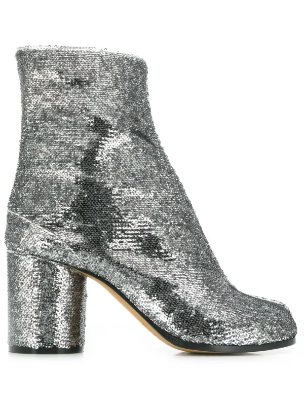 glitter tabi boots